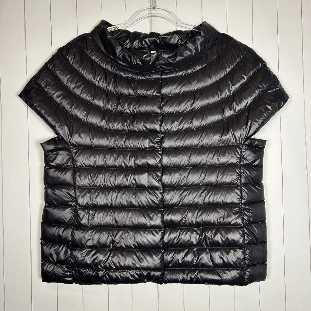 Cotes of London size XL The St Barts down vest midnight black short sleeve